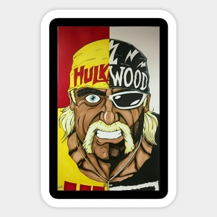 Hulk Hogan cartoon Sticker